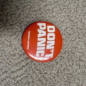 Orange 'Don't Panic' Button